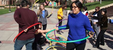 a picture of health people with hula hoops